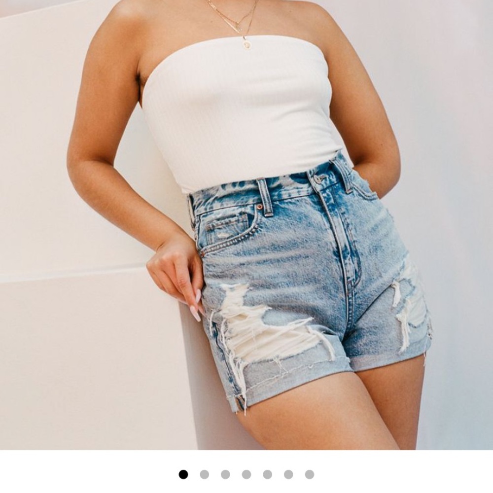 NWT CURVY american eagle mom shorts